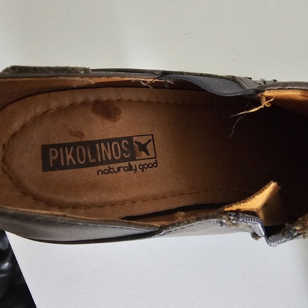Pikolinos brown leather bootie zipper 38 (7.5) comfortable‎ - Picture 9 of 10